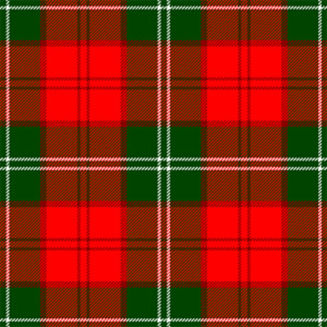Tartan across page